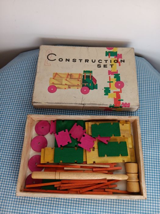 Joc vechi Construction Set, de colectie, perioada comunista RSR,