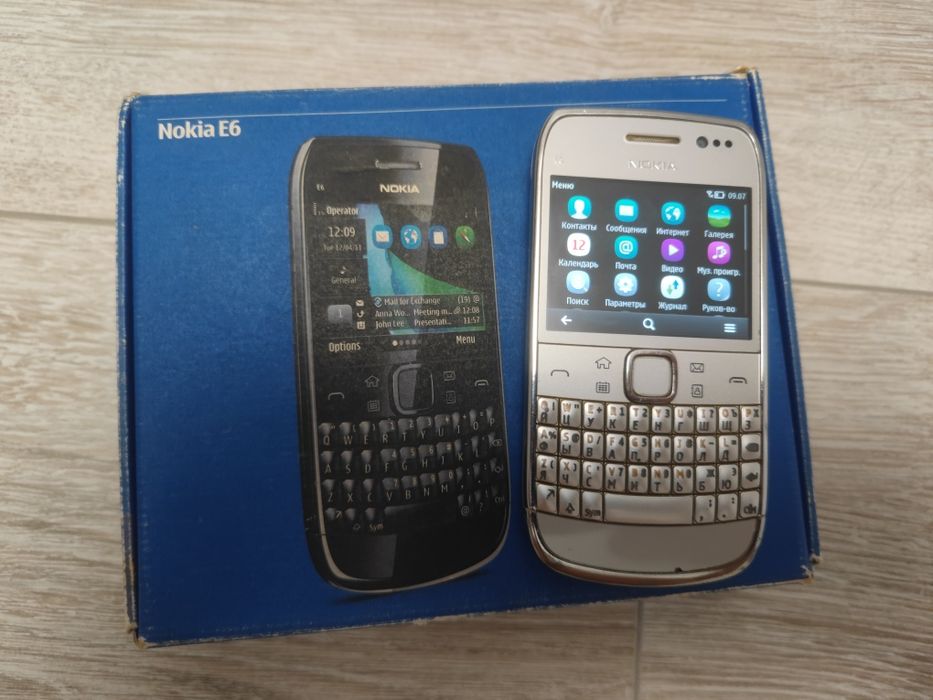 Nokia E6 Нокиа е6 полный комплект Имей есть IMEI bor bts bor