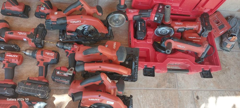 Vând scule HILTI și MILWAUKEE