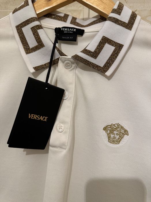 Tricou original polo Versace medusa nou cu eticheta