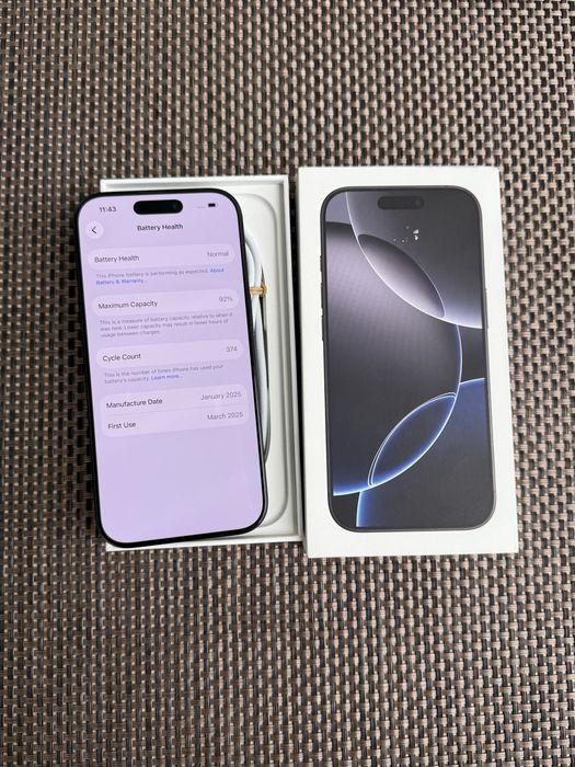 256!ЛИЗИНГ*56лв/м iPhone 16 pro*Black Titanium айфон 16 про черен