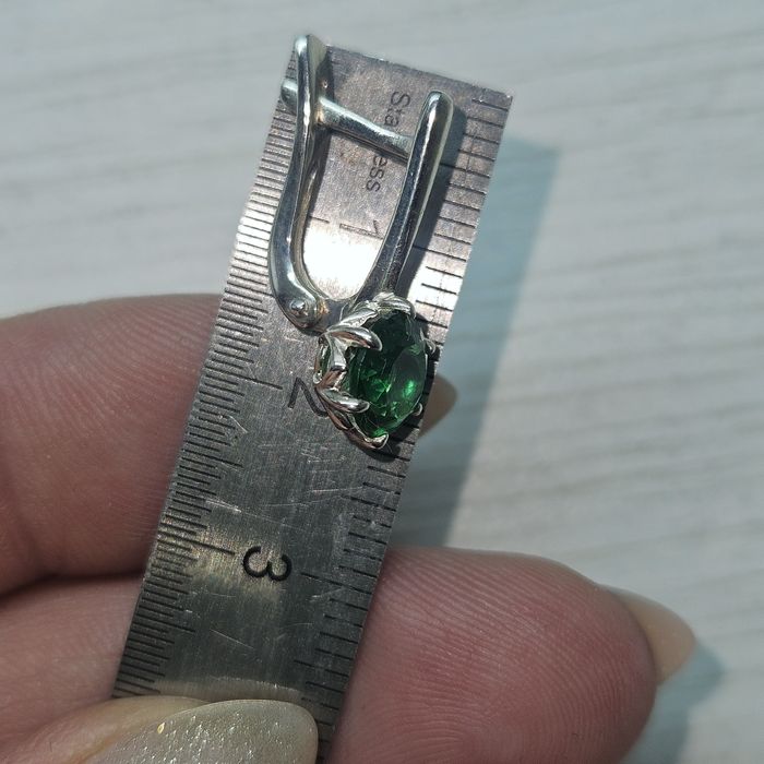 Серьги и кулон серебро Соколов