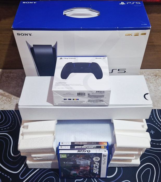 Ps 5 EAC 2×Dualsense +Топ Игры!