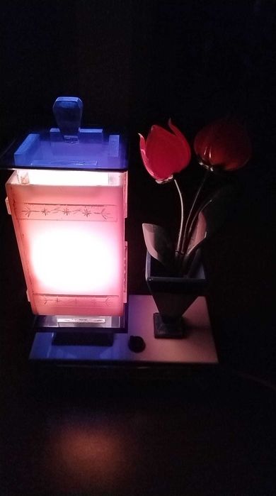 Veioză vintage, design unicat, realizată manual