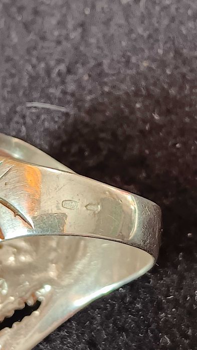 Сребърен пръстен проба 925 с диаманти