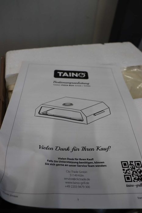 Фурна за пица TAINO за барбекю, камък, фурна за пица, ЛИПСВА ЧАСТ!