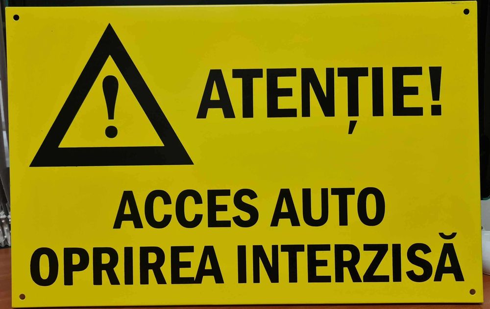 OPRIREA INTERZISA Indicator metalic rezistent