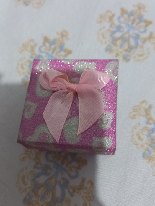 Inel de argint Pink Crystal