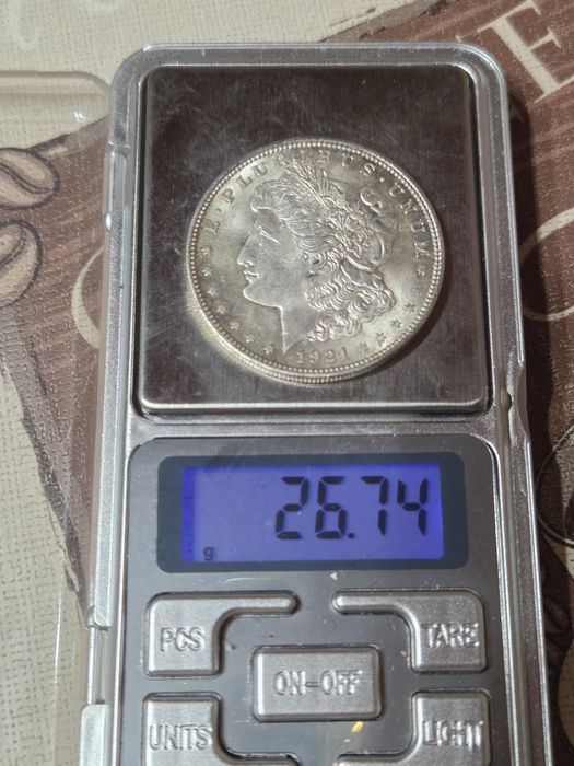 Монета 1 долар 1921 година