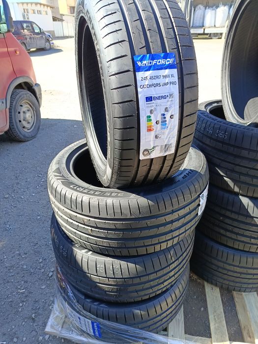 НОВИ ЛЕТНИ -17цола-245/45-1бр.-135лв."WINDFORCE"-с монтаж и баланс