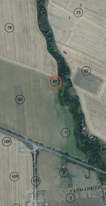 Нива кат.3 до път – 5.096 дка, м. Дерелика, с. Копринка