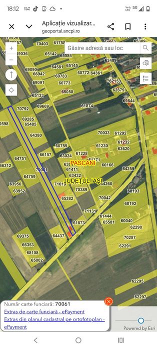 Vând teren intravilan Pascani