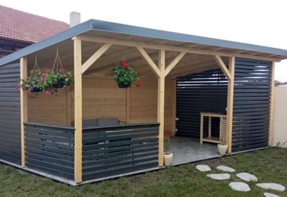 Foisoare terase pergole căsuțe de grădină acoperișuri