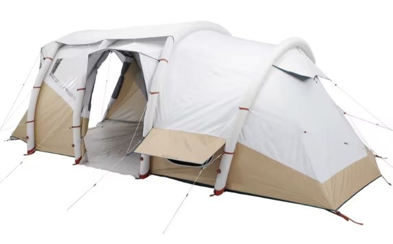 Палатка с надуваема конструкция quechua air seconds 6.3 f&b