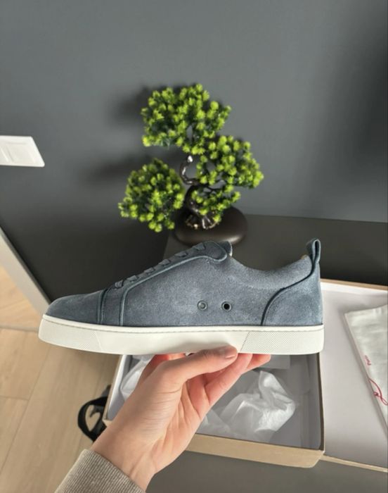 Christian Louboutin low top light blue