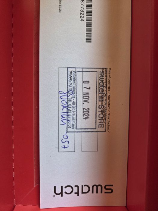 Ceas Barbatesc 41mm Swatch Chateau de Versailles SUOK144-057. NOU.