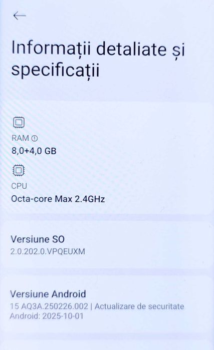 (AG35 B.35031)Telefon Xiaomi  Redmi Note 15 5G-750 Lei Garantie 2 Ani!