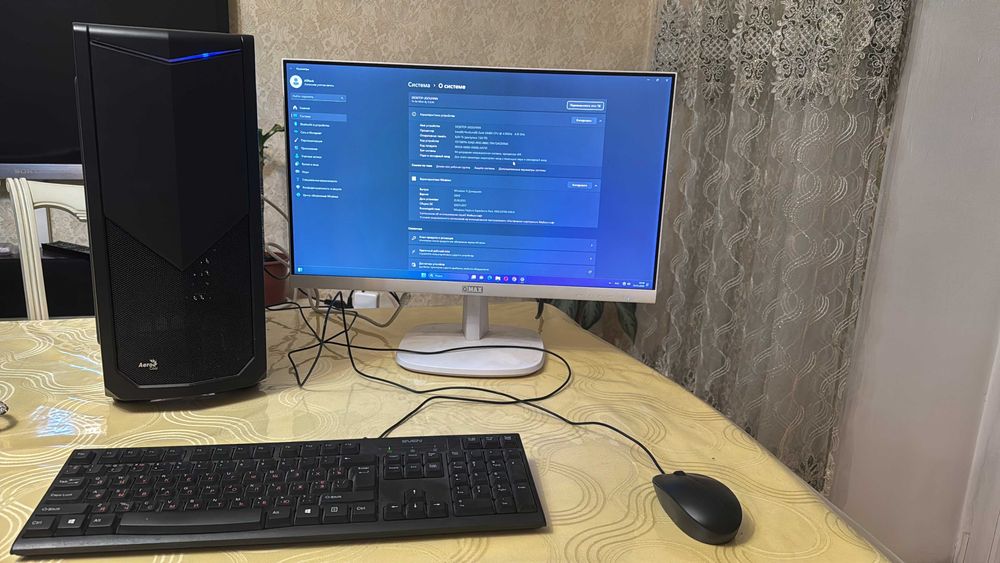 Стационарный компьютер Intel(R) Pentium(R) Gold G6405 CPU 4.10GHz 4.10