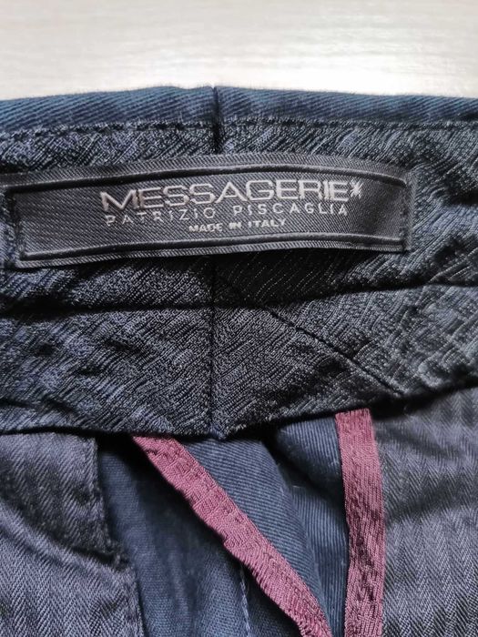 Pantaloni Messagerie Patrizio Piscaglia Regular Fit, Navy Blue Size 48