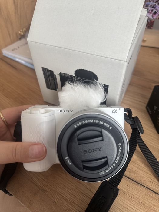 Фотокамера Sony ZV-E10 II kit 16-50mm II + 55-210mm белый