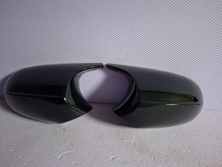 Set capac oglinda M-style Batman BMW E90 E91 Facelift culoare Piano Black