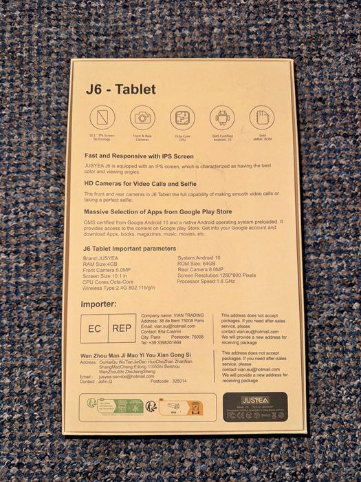J6 tablet jusyea