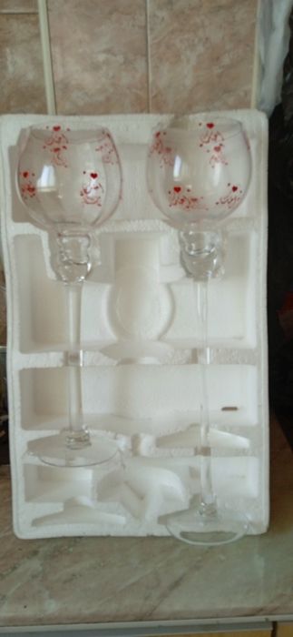 Фужеры для декора смотрите фото