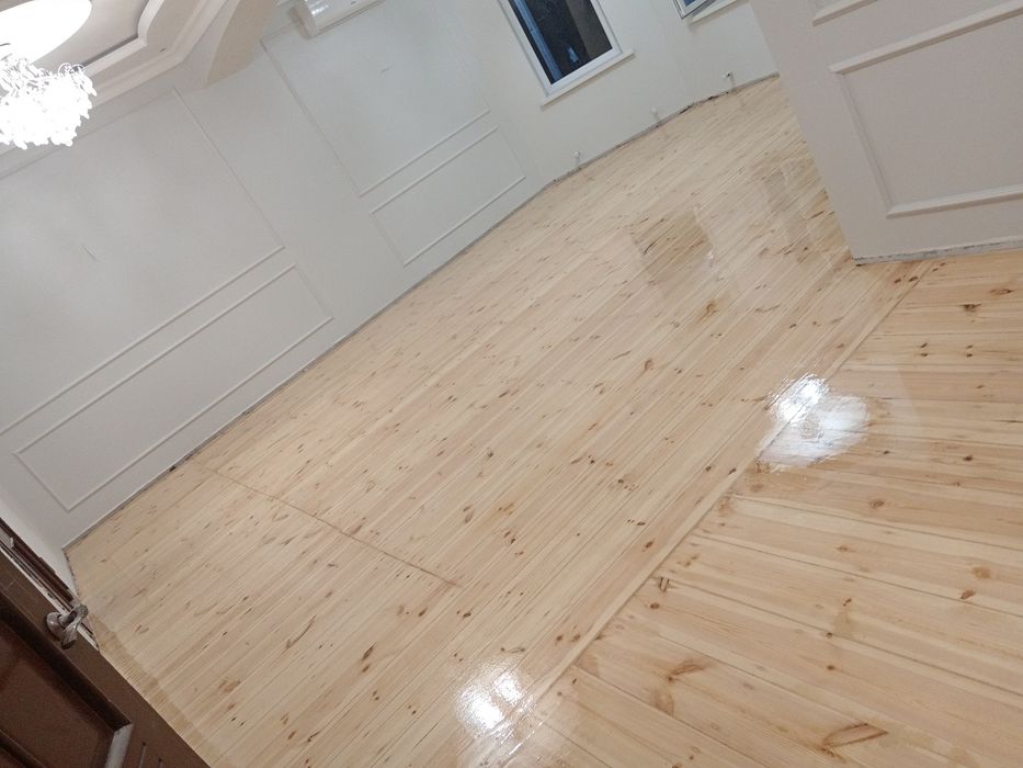 Шлифовка и укладка полов