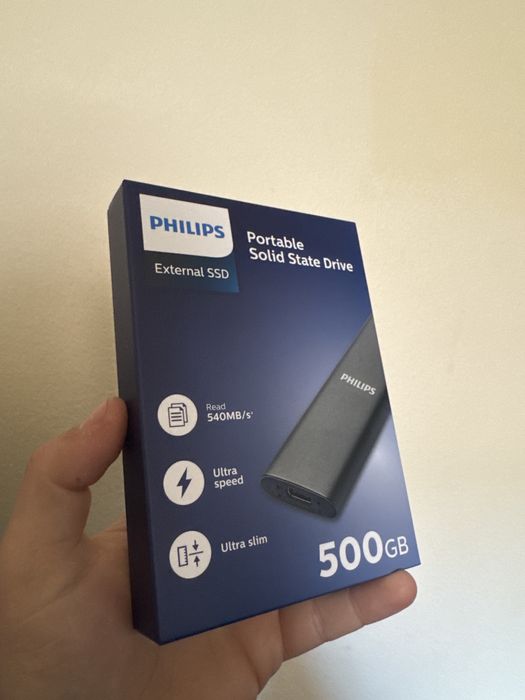 Philips SSD  Extern 500GB Nou Sigilat