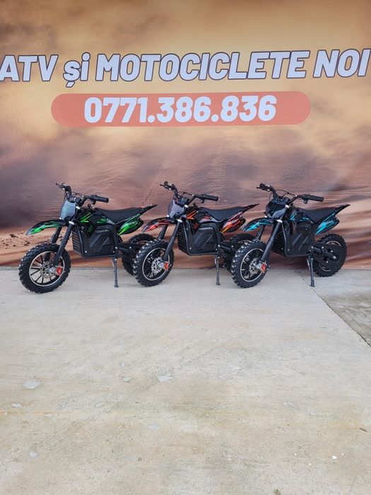 Motocicleta electrica copii eCross 1000w 36volți Roți R10