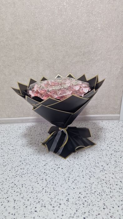 Денежный букет. Букет из денег. Кокшетау