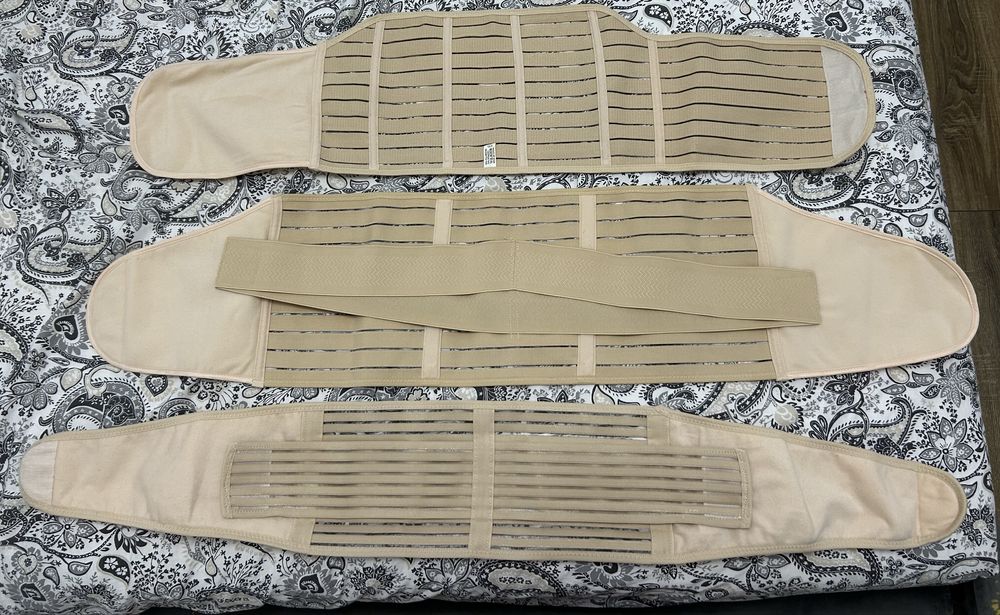 Centura abdominală XXL elastică postpartum 3in1 remodelare sustinere