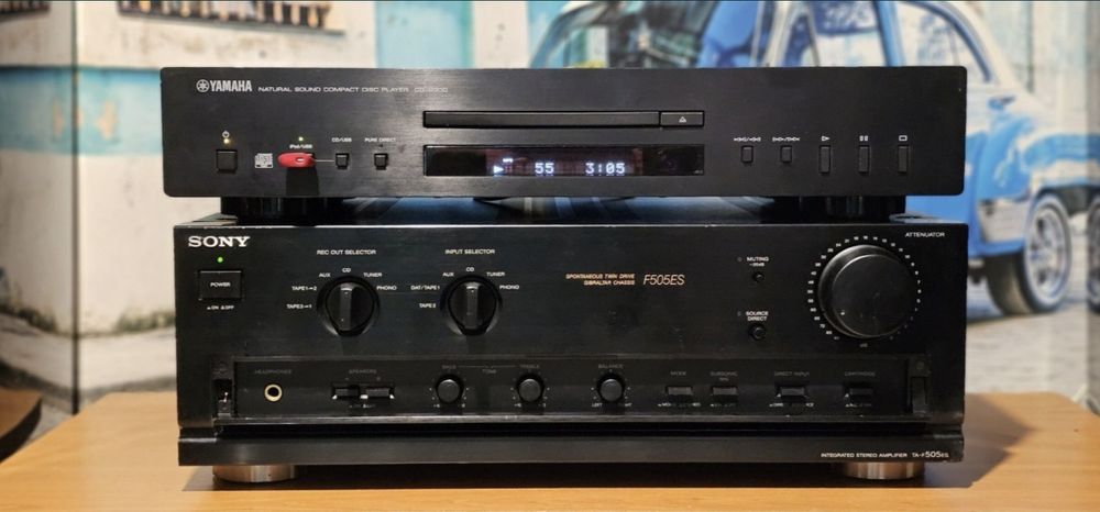 Esprite arta - amplificator statie Sony TA F 505 ES