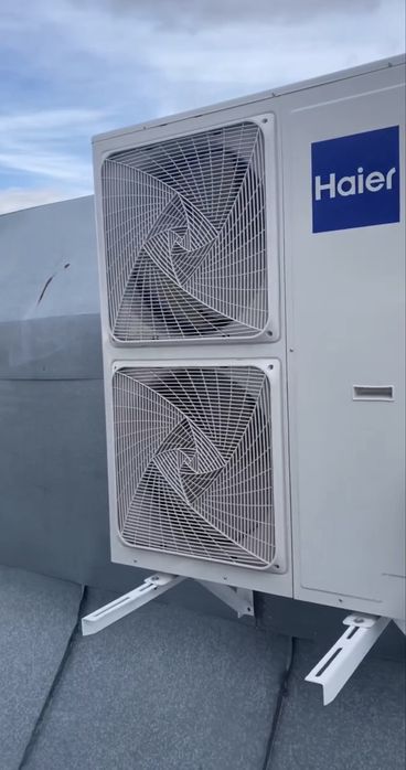 Установка кондиционеров | 2 этапа .