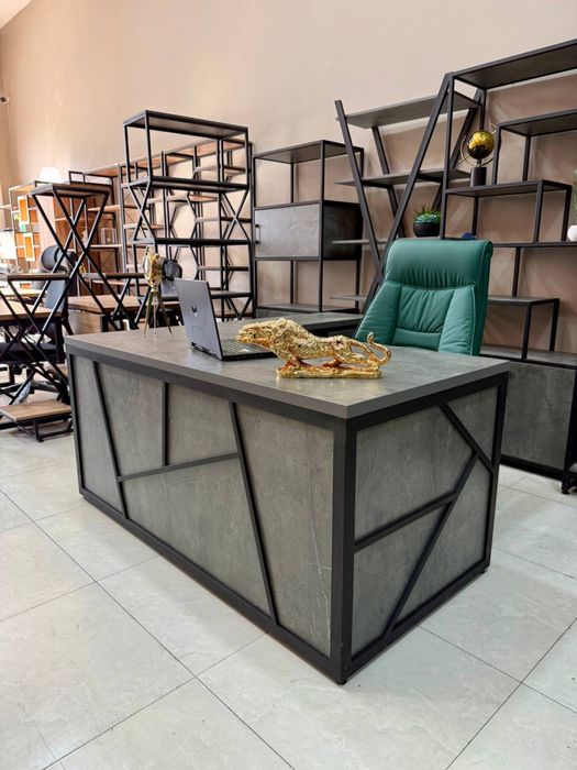 Директорский стол Rahbar stoli ofis stoli loft stol Tayyor