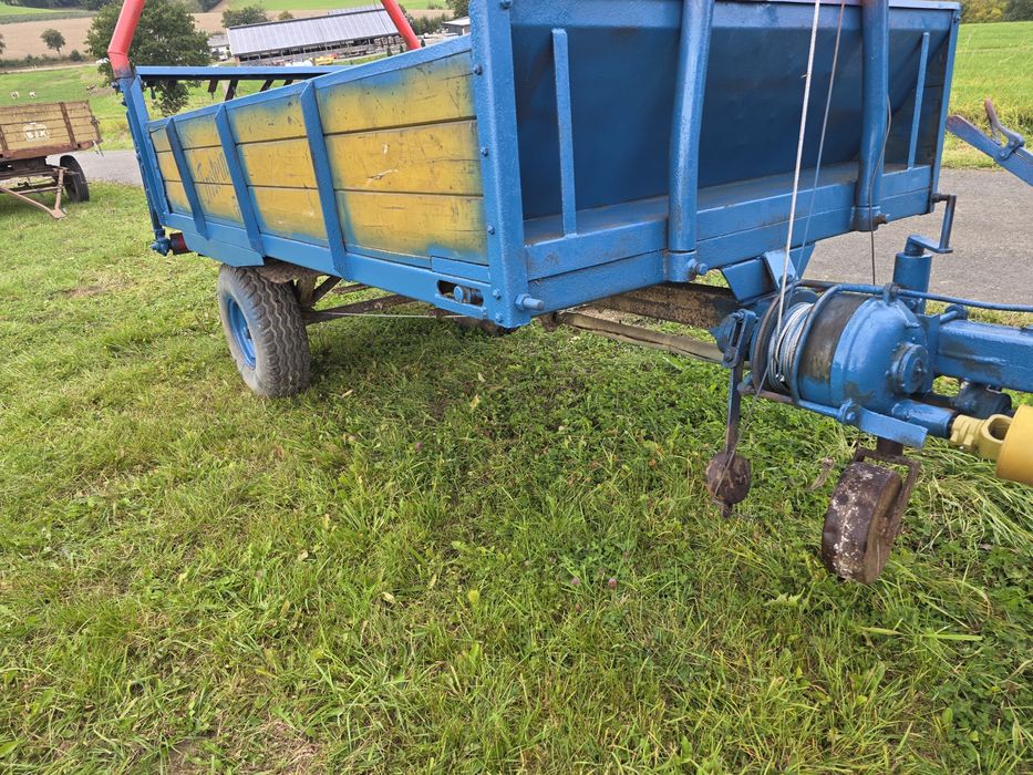 Mig gunoi 3000 Kg Fristein cu kran graifer incarcare