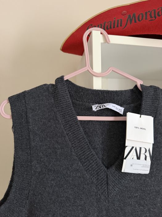 Шерстяное платье ZARA новое