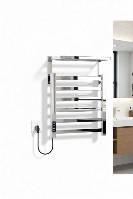 Полотенцесушитель электрический Квадро SR Lux (Нержавейка)