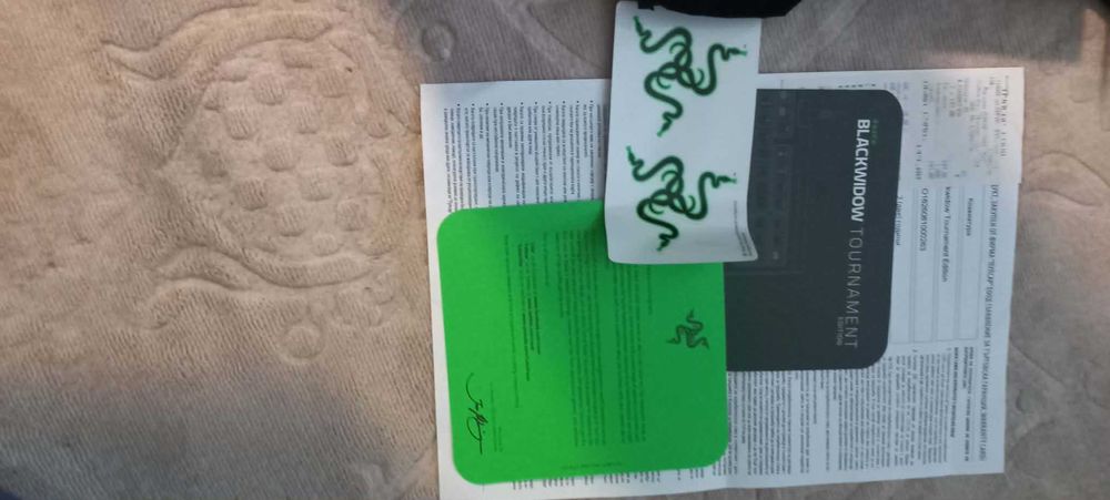 Razer BlackWidow Tournament Edition.