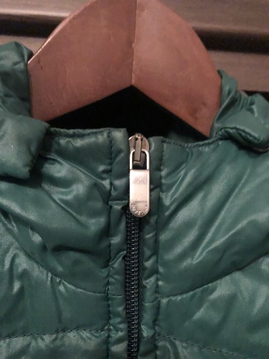 Дамско яке пух зелено