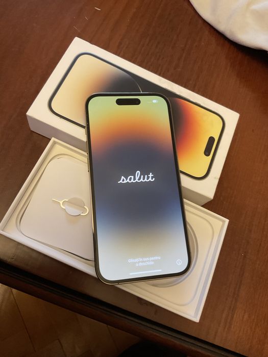 Iphone 14 Pro128Gb , ** GOLD , impecabil **