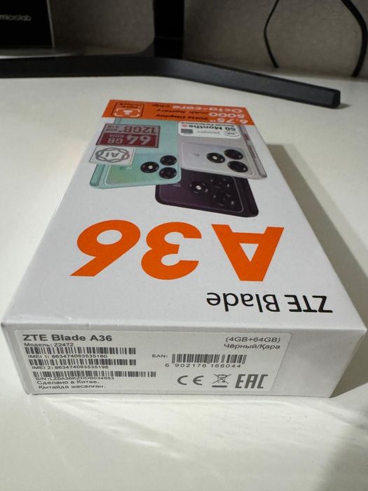 Новый телефон ZTE blade A36