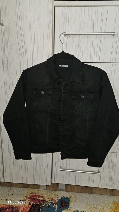 Geaca blugi neagra baiat,marime 10 ani