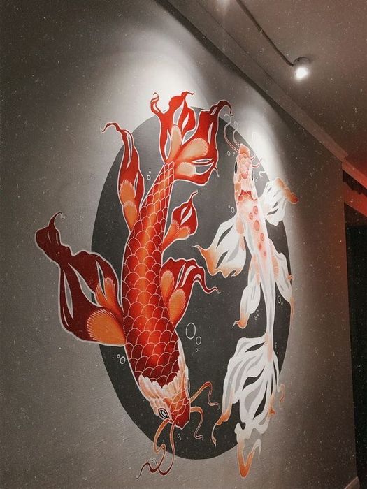 Роспись стен. Художник