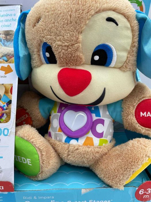 Jucarie interactiva catelusul vorbitor, italiana, Fisher Price