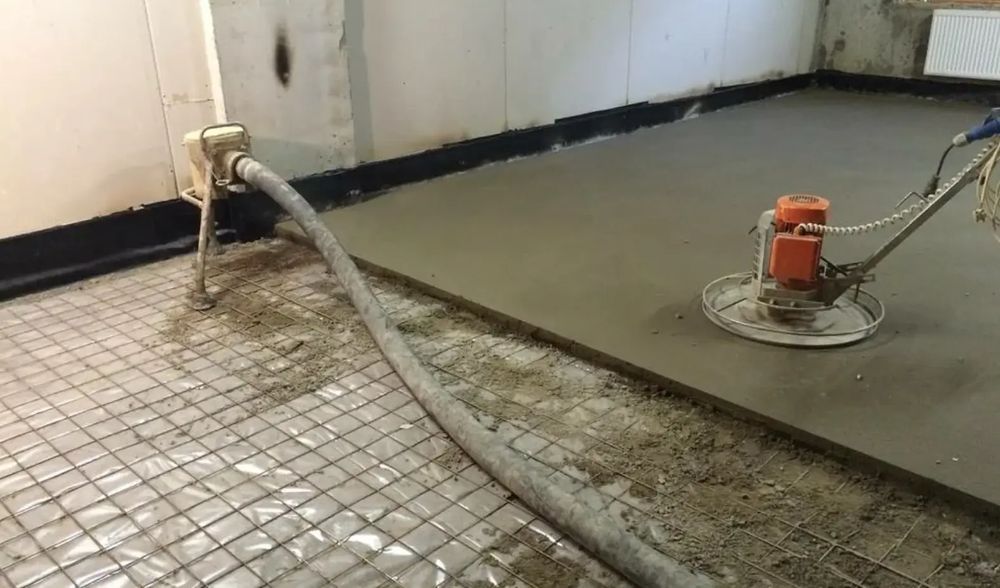 styashka Сухая Механизированная стяжка Suxoy пола