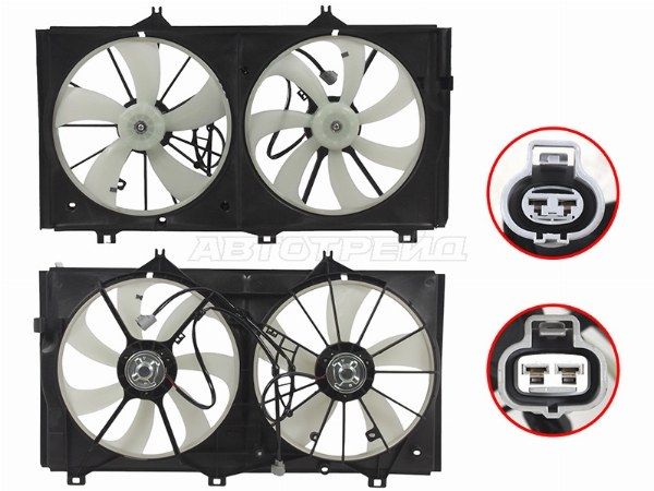 Диффузор радиатора  Lexus Es