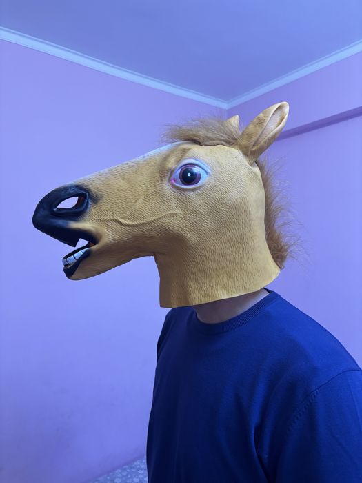 Маска лошадья. Прикольная