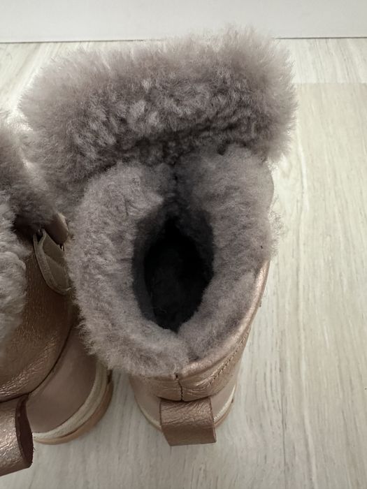 Зимние кожанные ботинки