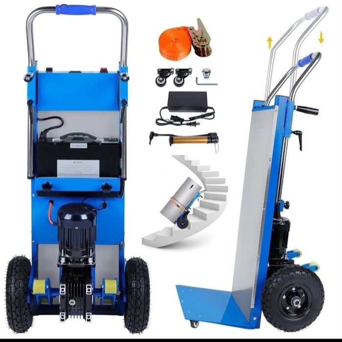 Качване на тежки товари по стълби